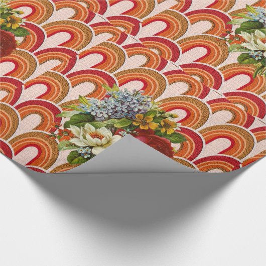 Glanzend Oranje papier voor onmiddellijke verpakki (Hoek)