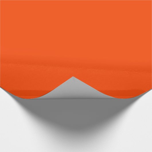 Glanzend Oranje-rood inpakpapier (Hoek)