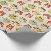 Glanzend overlooppapier voor kippen cadeaupapier (Hoek)