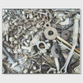 Glanzend overlooppapier voor noten en bolt cadeaupapier (Vlak)