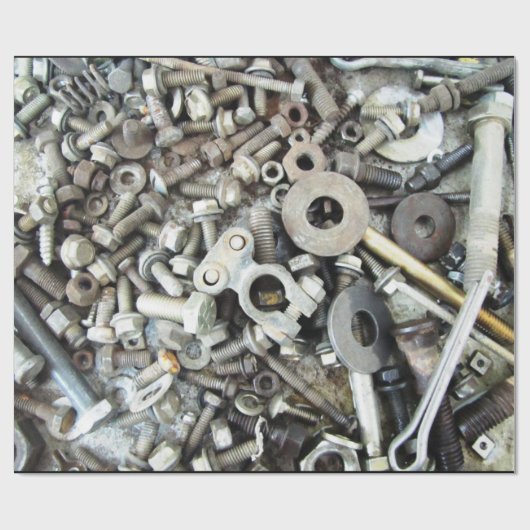 Glanzend overlooppapier voor noten en bolt cadeaupapier (Vlak)