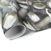 Glanzend overlooppapier voor noten en bolt cadeaupapier (Rol Hoek)