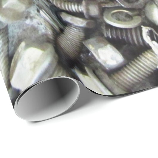 Glanzend overlooppapier voor noten en bolt cadeaupapier (Rol Hoek)