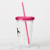 Glanzend Paard Acryl Drinkbeker (Links)