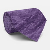 glanzend paars gerimpeld papier stropdas (Opgerold)