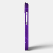 Glanzend Paars/Lila Muzieknoot & Stiletto Hak Case-Mate iPhone Case (Achterkant / Links)