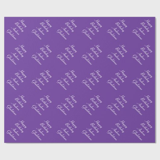 Glanzend paars zeemeerdag papier (Vlak)