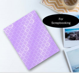 Glanzend Paarse Folie Lattice Craft Paper