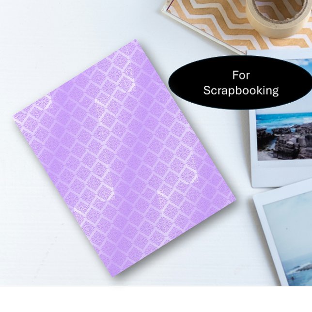 Glanzend Paarse Folie Lattice Craft Paper (Creator heeft geüpload)