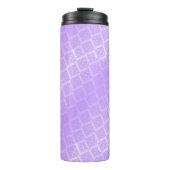 Glanzend Paarse Folie rooster Thermosbeker (Voorkant)
