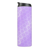 Glanzend Paarse Folie rooster Thermosbeker (Geroteerd rechts)