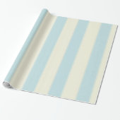 Glanzend papier met blauwe beige streep (Uitgerold)
