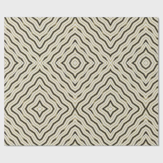 Glanzend papier met glanzende wrapping Gold Black (Vlak)