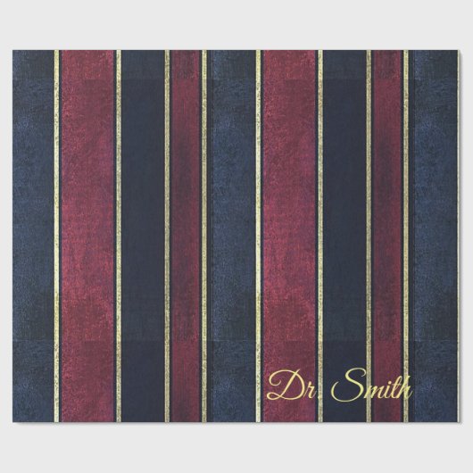 Glanzend papier met stripe Doctor (Vlak)