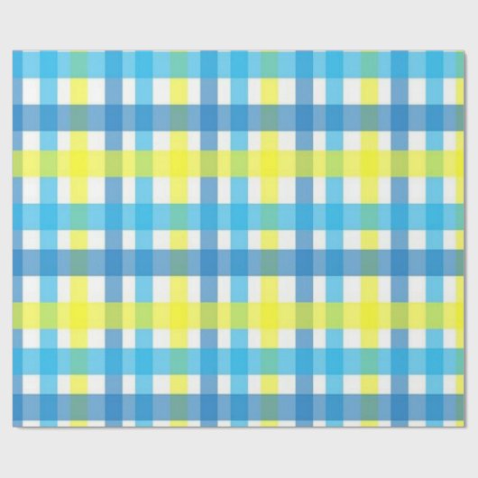 Glanzend papier met vulling Blauw gele plaat (Vlak)