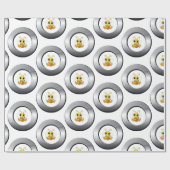 Glanzend papier met zilveren borrelen (Vlak)