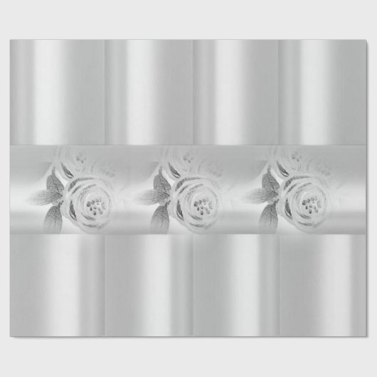 Glanzend papier met zilvervlies (Vlak)