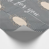 Glanzend papier met zwarte streep-eend (Hoek)