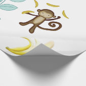 Glanzend papier voor het oppakken van apen Bananen (Hoek)