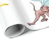 Glanzend papier voor het oppakken van apen Bananen (Rol Hoek)