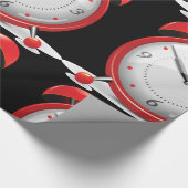 Glanzend papier voor rode waarschuwingsklok (Hoek)