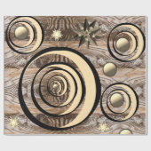 Glanzend papierhout voor onmiddellijke verpakking cadeaupapier (Vlak)