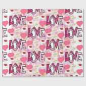 Glanzend papierwerk cadeaupapier (Vlak)