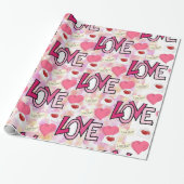 Glanzend papierwerk cadeaupapier (Uitgerold)