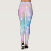 Glanzend Pastel Leggings (Achterkant)