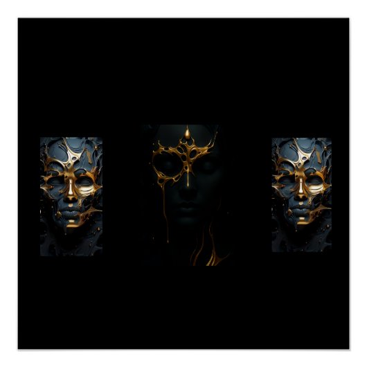 Glanzend Poster (Voorkant)