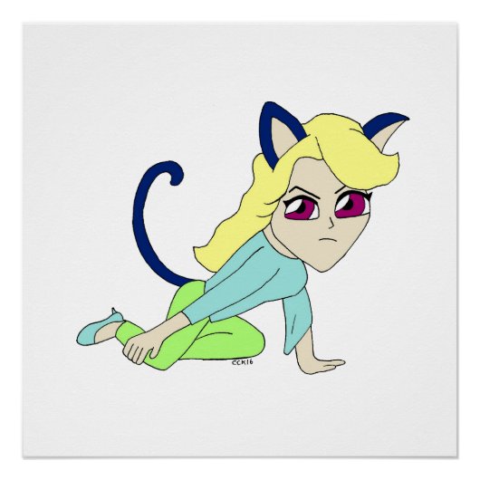 Glanzend Poster (Voorkant)