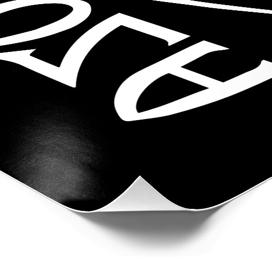 Glanzend Poster (Hoek)