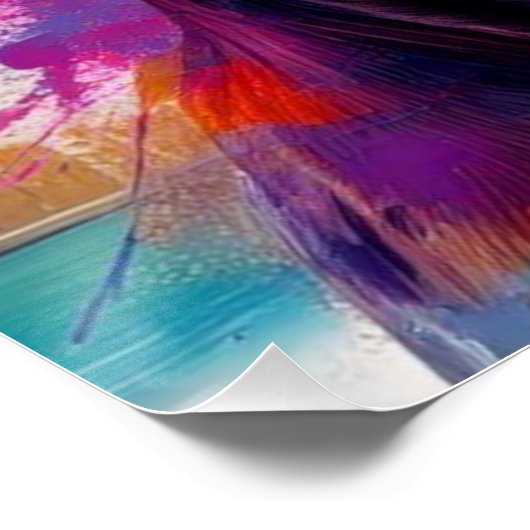 Glanzend Poster (Hoek)