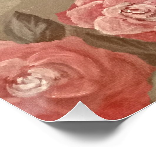 Glanzend Poster (Hoek)