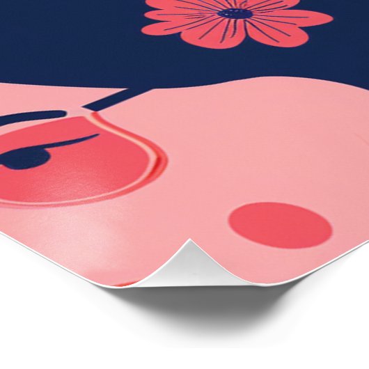 Glanzend Poster (Hoek)