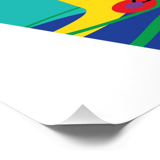 Glanzend Poster (Hoek)