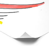 Glanzend Poster (Hoek)