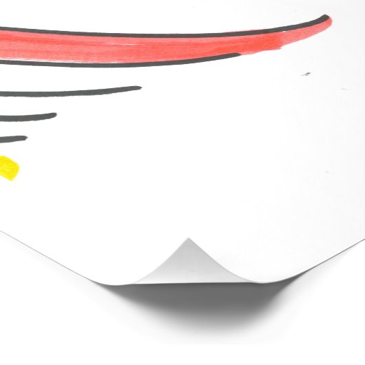 Glanzend Poster (Hoek)