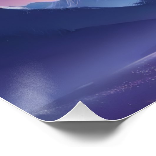 Glanzend Poster (Hoek)