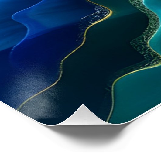 Glanzend Poster (Hoek)