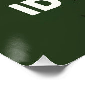 Glanzend Poster (Hoek)