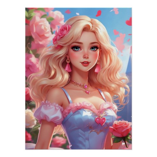 Glanzend Poster (Voorkant)