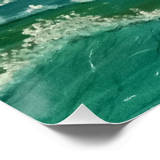 Glanzend Poster (Hoek)