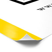 Glanzend Poster (Hoek)