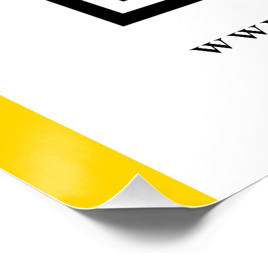 Glanzend Poster (Hoek)