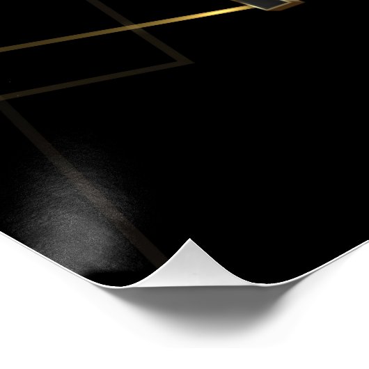 Glanzend Poster (Hoek)