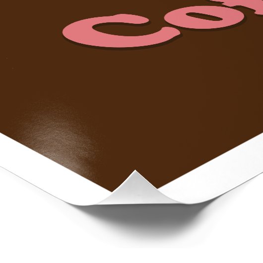 Glanzend Poster (Hoek)