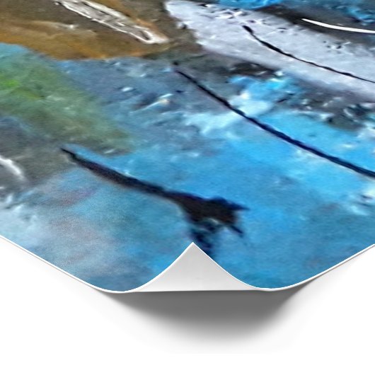 Glanzend Poster (Hoek)