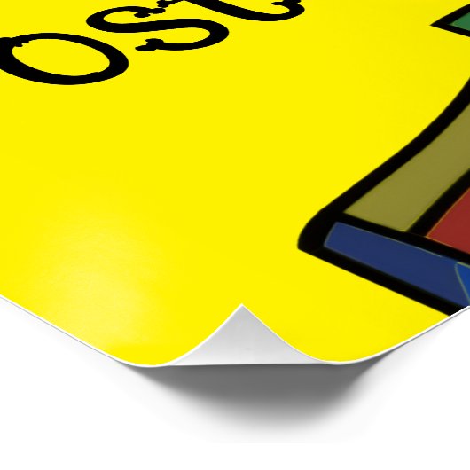 Glanzend Poster (Hoek)