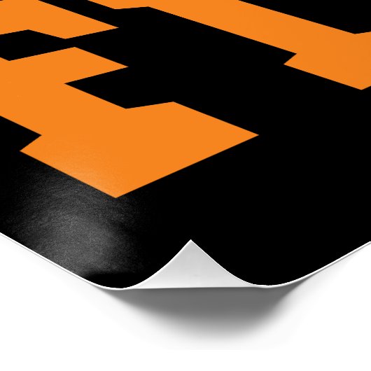 Glanzend Poster (Hoek)